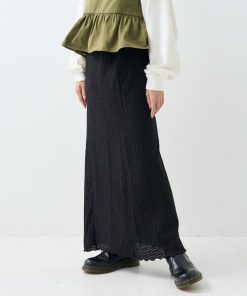 FREAK'S STORE 「FREAK'S STORE」 タイトスカート フリ- ブラック レディース